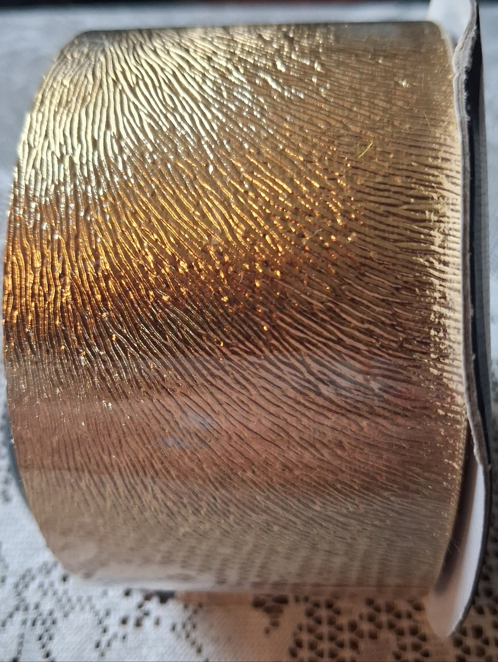 Gold Textured Ribbon NEW - Picture 2 of 4